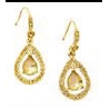 Carolee Crystal Topaz Teardrop Earrings